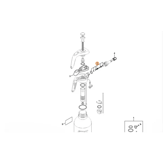 STIHL  Trzpień regulacyjny 4255 500 2903
